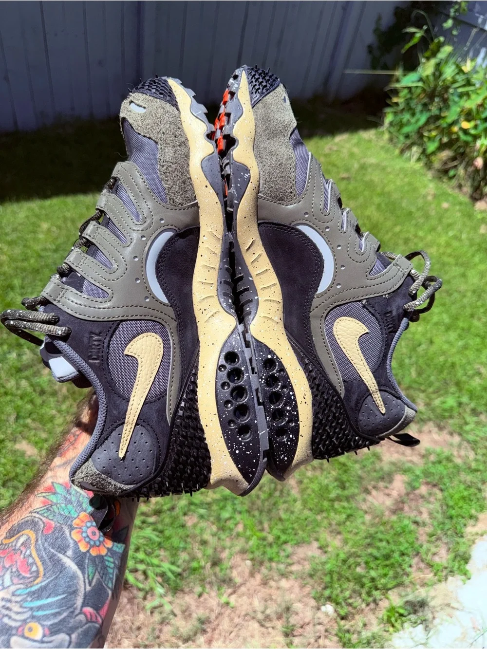 UNDEFEATED x Nike Air Terra Humara Cargo Khaki Black Gold Size 12